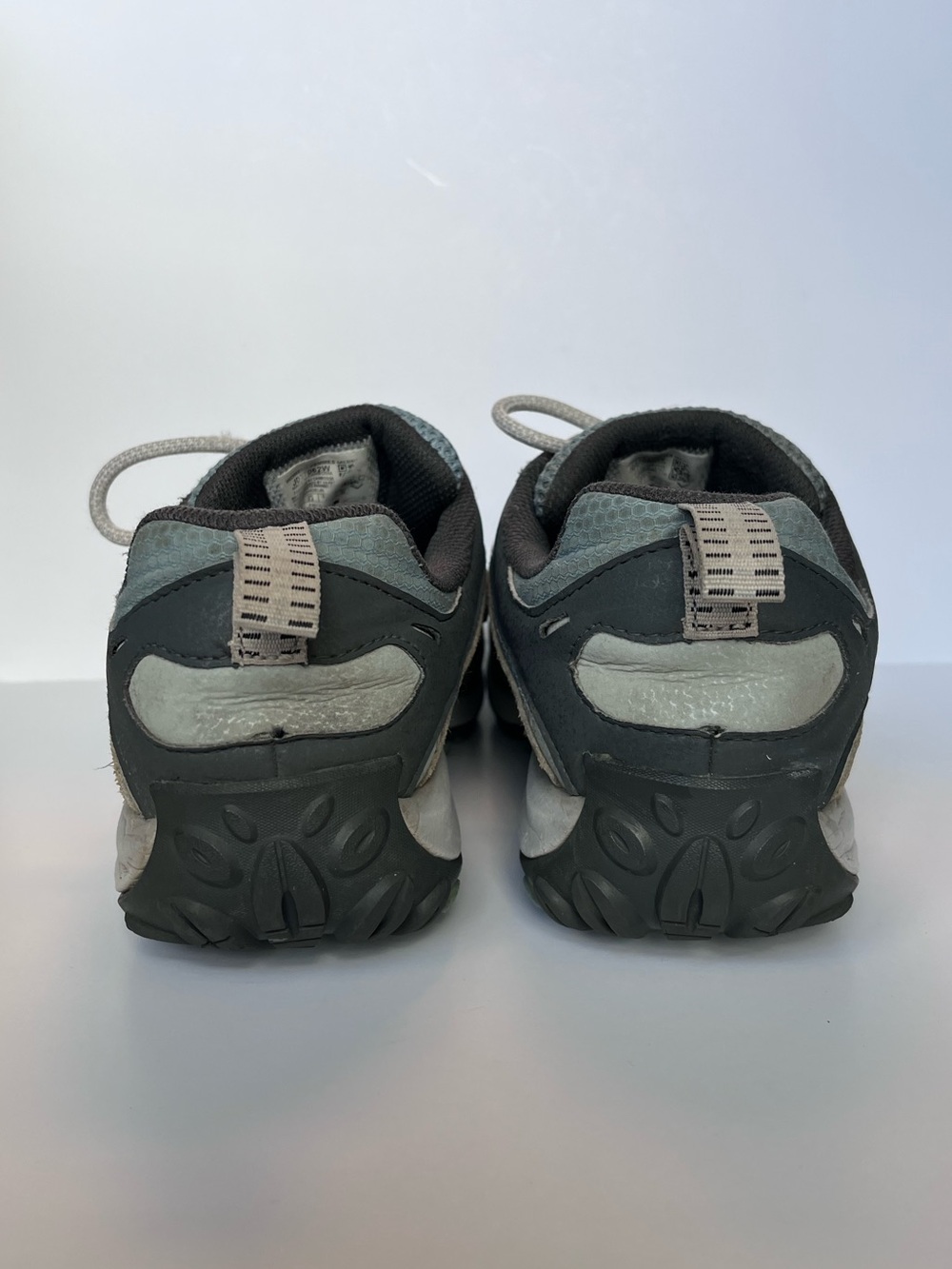 MERRELL Alverstone 2 Waterproof Hiking Trail Shoe Blue Gray Taupe Women 9 Wide - Picture 7 of 9